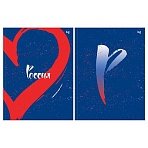 Бизнес-блокнот А5, 64л., ЛАЙТ BG «Россия», глянцевая ламинация