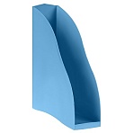 Лоток для бумаг вертикальный СТАММ «Дельта», сине-голубой, ширина 85мм