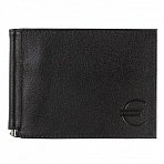 Зажим для купюр BEFLER «Грейд», натуральная кожа, тиснение, 120×86 мм, черный