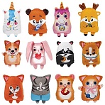 Игрушка мягкая «ЛАСКОВЫЕ ЗВЕРЯТА», ткань вельбоа, 20 см, ассорти, 12 видов, WOOZOO (ВУЗУ)