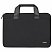 превью Сумка портфель HEIKKI ULTRA (ХЕЙКИ) с отделением для ноутбука 15.6", Total black, черная, 28×39х3 см