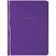 превью Ежедневник недатир. A5, 136л., кожзам, OfficeSpace «Grace», фиолетовый, цветной срез