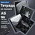 превью Тетрадь А5 96 л. BRAUBERG, на сшивке с корешком, клетка, обложка картон, «Simplicity»