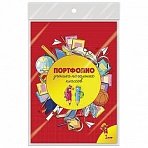 Листы-вкладыши для портфолио школьника, 16 листов, «Веселые карандаши», HATBER, 16Пу4_12645