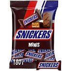 Шоколадные батончики SNICKERS «Minis», 180 г