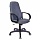 Кресло для руководителя Бюрократ CH-808 серое (ткань/пластик)