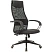 превью Кресло для руководителя Easy Chair 655 LT TTW чёрное (сетка/экокожа/ткань, пластик)
