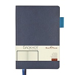 Блокнот А5 80л Bruno Visconti BOSTON темно-синий, голубой обрез 3-700/05