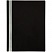 превью Папка-скоросшиватель пластик. OfficeSpace, А4, 120мкм, черная с прозр. верхом