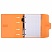превью Тетрадь на кольцах А5 175×220 мм, 120 л., пластик, на липучке, с разделителями, BRAUBERG, Оранжевый