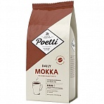 Кофе в зернах Poetti «Daily Mokka», вакуумный пакет, 1кг