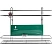 превью Полка для ванной Swensa 2-ярусная прямая 40x11x28 см
