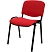 превью Стул офисный Easy Chair Изо/Iso красный (ткань, металл) (550721)
