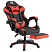 превью Кресло компьютерное DEFENDER Tornado, 2 подушки, подставка для ног, экокожа, черное/красное, ш/к 26722