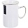 Кружка белая фарфоровая, ГРАЦИЯ,330мл 7.6×10.8см NEW BONE CHINA 101-01034