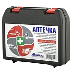 Аптечка первой помощи автомобильная, по приказу № 260н, МИРАЛ, пластиковый кейс