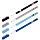 Ручка гелевая стираемая MESHU «Space Adventure», синяя, 0.5мм, корпус ассорти