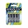 Батарейка Ergolux AA/LR 6 Alkaline BL-4 (LR 6 BL-4, 1.5В)(4 шт в уп. )