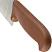превью Нож поварской лез 254мм толщ 2мм 3Cr13 корич пластиковая ручка