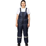 Полукомбинезон рабочий зимний женский з46-ПК синий (р.48-50) 170-176