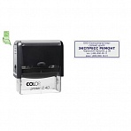 Оснастка для штампов NEW Printer C40 23×59мм пластик. корпус черный