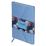 Ежедневник недатированный, А5, 136л., твердый переплет, кожзам, Greenwich Line «Envelope. Lavender», на кнопке
