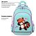 превью Рюкзак ПИФАГОР SCHOOL, 1 отделение, 3 кармана, «Red panda», 38×28×14 см
