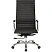 превью Кресло для руководителя Комус Мебель (Easy Chair) 705 чёрное (экокожа, металл хромированный)
