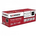 Тонер-картридж лазерный SONNEN (SK-TK1140) для KYOCERA FS-1035MFP/1135MFP/M2035dn/M2535dn, ресурс 7200 стр.
