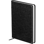Ежедневник недатированный, А4, 160л., твердый переплет, кожзам, BG «Nebraska. Black», черный