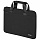 Сумка портфель HEIKKI ULTRA (ХЕЙКИ) с отделением для ноутбука 15.6', Total black, черная, 28×39х3 см
