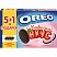 превью Печенье песочное Oreo с какао и начинкой со вкусом клубники 228 г