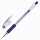 Ручка гелевая с грипом CROWN «Hi-Jell Needle Grip», СИНЯЯ, узел 0.7 мм, линия письма 0.5 мм