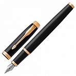 Ручка перьевая Parker IM синяя черный корпус (артикул производителя 1931645)