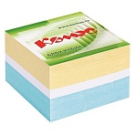 Блок для записей КОМУС на склейке 9×9х5 цветной блок 80-100г