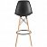 превью Стул барный SG_EAMES барный черный, деревянные ножки