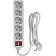 превью Сетевой фильтр PC Pet AP01006-1.8-G 1.8м (5 розеток) серый (пакет)