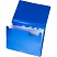 превью Папка на резинках Attache А4 30 мм пластиковая до 200 листов синяя (толщина обложки 0.7 мм)
