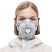 превью Полумаска фильтрующая UNIX Air 612V FFP2 R D/В0/Е0 3шт/уп