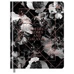 Дневник 1-11 кл. 48л. (твердый) BG «Poetry roses», иск. кожа, тиснение фольгой, печать, ляссе