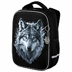 Ранец BRAUBERG LIGHT, 1 отделение, с брелком, Gray wolf, 36×26х13 см