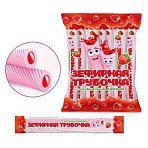 Зефирная трубочка с джемом клубничного вкуса, 15 г, КОНФИТОЙ