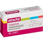 Скрепки канцелярские 50 мм Выбор есть (Attache) металлические гофрированные (50 штук в упаковке)