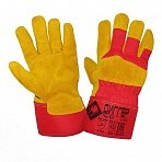 Перчатки рабочие трикотажные Диггер спилковые комбинированные утепленные