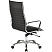 превью Кресло для руководителя Комус Мебель (Easy Chair) 704 чёрное (натуральная кожа с компаньоном, металл хромированный)
