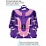 превью Ранец Berlingo Expert Max «Kittens lilac» 37×28×16см, 2 отделения, анатомическая спинка, дождевик в комплекте