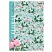 превью Тетрадь А4 80 л., HATBER, гребень, клетка, матовая ламинация, «Floral collection» (микс в спайке), 082972