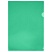 превью Папка-уголок СТАММ А4, 100мкм, пластик, прозрачная, зеленая