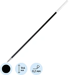 Стержень для шариковых ручек Pilot BPS-GP-F (144мм, черный 0,32мм)
