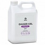 Средство для прочистки канализационных труб 5.3 кг GRASS DIGGER-GEL, гель, щелочное